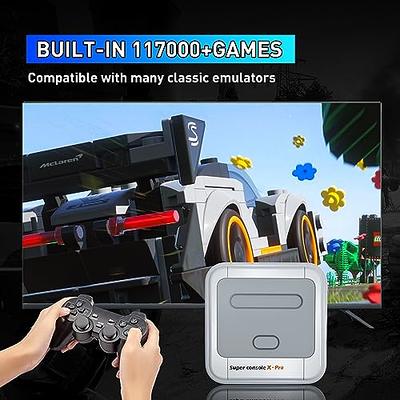 Kinhank Super Console X Pro,117,000+ Classic Games Retro Video Game  Console,Gaming Systems for 4K TV HD/AV Output,Dual Wireless 2.4G  Controllers,Up to 5 Players,Gift for Men(256G) - Yahoo Shopping