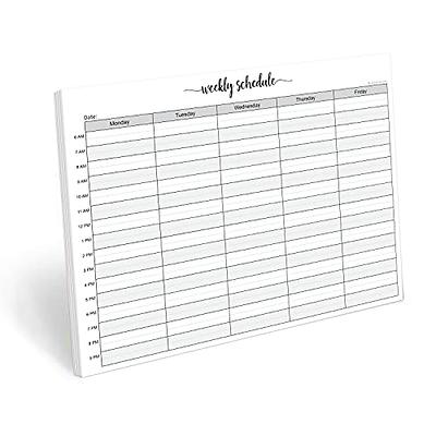 Weekly Planner Undated Weekly TO DO List Notepads Organizer Habit Tracker  Weekly Task Planner Checklist A5 Planner Inserts 6 Ring Binder,104 Sheets