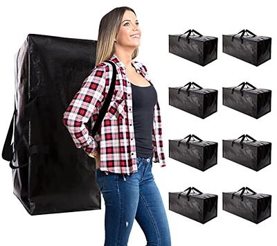 SpaceAid Heavy Duty Moving Bags, Extra Large Storage Totes W/Backpack  Straps Strong Handles & Zippers, Alternative to Moving Boxes, Packing &  Moving