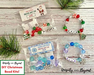 Make Your Own Bracelet DIY Bracelet Kit Beaded Bracelet Kit Children's  Craft Kit Christmas Gift Stocking Filler Stocking Stuffer 