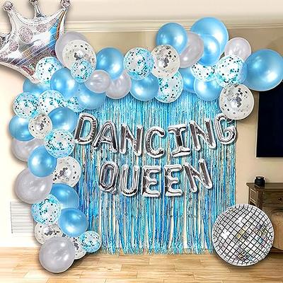 Blue Silvery Dancing Queen Party Favor Gift Bags With Disco - Temu