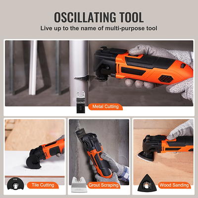 Oscillating Multi-Tool, Variable Speed, 2.5-Amp