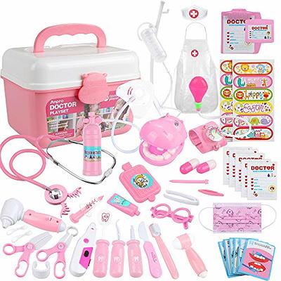  STEAM Life Doctor Kit for Kids, 56Pcs Kids Doctor Kit, Doctor  Kit for Toddlers 3-5 Kids Doctor Playset Doctor Kit Doctor Toys for Kids  Doctor Set with Stethoscope Pretend Play for