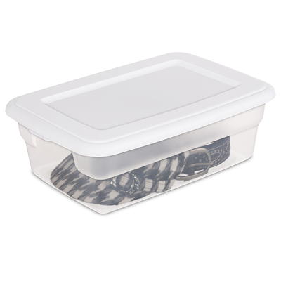 Sterilite 64 qt. Latching Box Plastic, Blue Tint