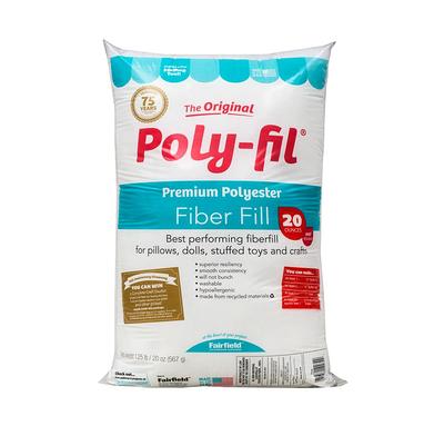 Fairfield PF20B Poly-Fil Premium Fibre Fill, 20-Ounce (Pack of 2)