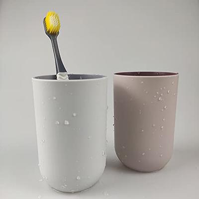 Zukro 32 oz Drinking Glass Tumbler with Handle, Iced Coffee Cup Light grey