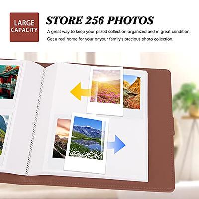 Instax Photo Album, Polaroid Albums 400 Photos for Fujifilm Instax Mini, Black