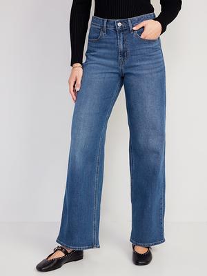High-Waisted Wow Wide-Leg Jeans for Women - Yahoo Shopping