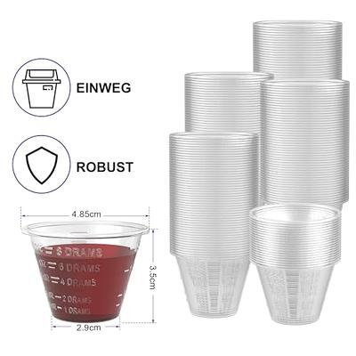 Mini Measure 1 Oz - 30ML Shot Glass - Graduations Tsp - Tbsp - Oz -  Milliliters