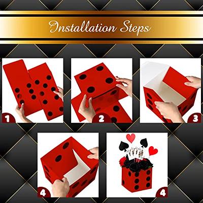 Tinlade 6 Pcs Dice Favor Boxes 11 in Casino Theme Party Decorations Large  Jumbo Dice Vegas Party Decorations for Game Night Las Vegas New Year  Graduation Prom Party Supply(Red) - Yahoo Shopping