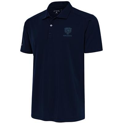 Men's Antigua Black Washington Commanders Tonal Logo Tribute Big & Tall Polo