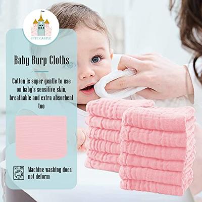 Spotted Play 12 Pack Baby Washcloths - Extra Absorbent and Soft Wash  Clothes for Newborns, Infants and Toddlers (White)