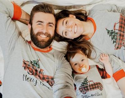  IFFEI Matching Family Pajamas Sets Christmas PJ's