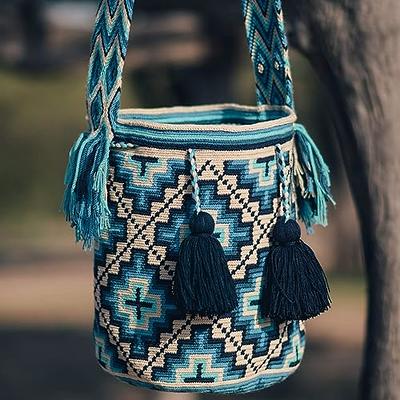 Traditional Best-Selling WAYUU Bag, Original Crochet Crossbody, Handmade  Colombian Bucket Bag, Ethical Purse, Artisanmade Mochila. (Carmen) - Yahoo  Shopping