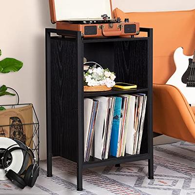 LELELINKY Large Record Player Stand, Turntable Stand with Storage, Vinyl  Record Holder with Display Area, Record Player Table Holds Up to 300  Albums, Record Stand for Music room Living Room-Natural - Yahoo