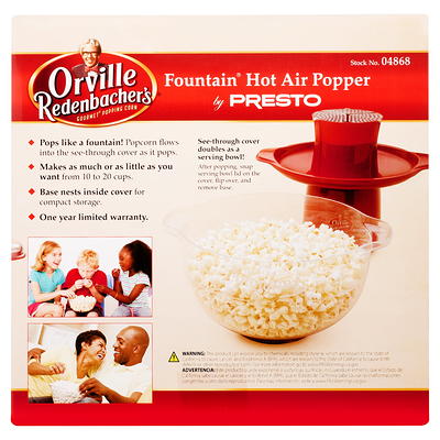 GREAT NORTHERN 6 oz. Capacity Air Popper Popcorn Maker - Vintage-Style  Countertop Popper Popcorn Machine with 6-Cup Capacity 83-DT6083 - The Home  Depot