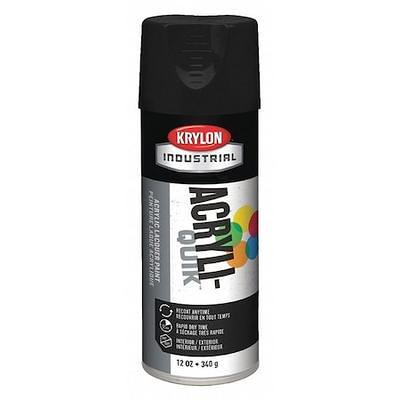 KRYLON INDUSTRIAL K01613A07 Spray Paint, Black, Semi-Flat, 12 oz. - Yahoo  Shopping