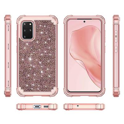 Rancase for Galaxy S20 FE 5G Case,Three Layer Heavy Duty Shockproof  Protection Hard Plastic Bumper +Soft Silicone Rubber Protective Case for  Samsung