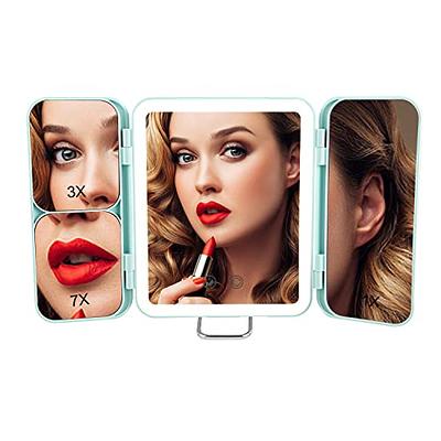 Compact Folding Makeup Mirror Small Travel Portable Cosmetic - Temu