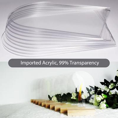 Blank Clear Arch Acrylic, Arched Acrylic Sheets, Acrylic Sign