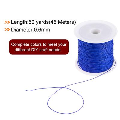 DIY Crafts Black Nylon Satin Cord, Rattail Trim Thread(1mm, 109