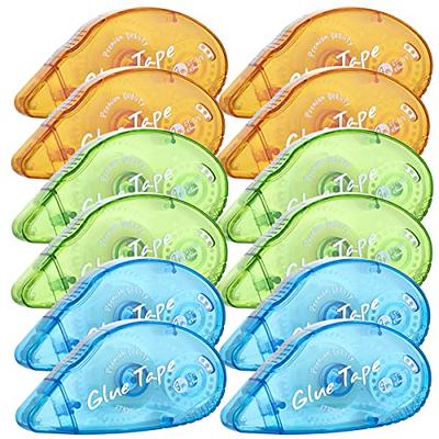 12 Pack Double Sided Tape Roller, Scrapbooking Tape, Permanent Adhesive Tape  Dispenser Runner for Crafts and Arts Projects, Photo-Safe - Yahoo Shopping