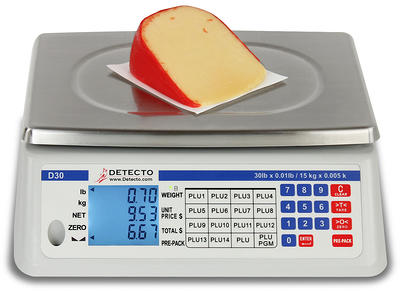 Detecto, T3530, Dual Dial Hanging Scale, 32 lb x 1 oz, NTEP