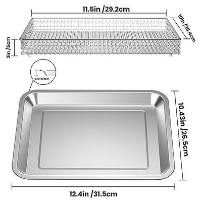 Stainless Steel Air Fryer Basket Compatible with Cuisinart