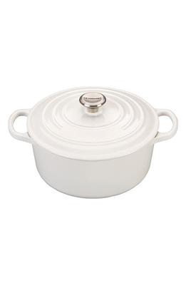 Le Creuset 9.75 Signature Deep Round Grill Pan (Oyster)