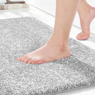 Yimobra Original Chenille Bath Rug Mat, Large Size 44.1 x 24 Inches, Soft Shaggy, Premium Non-Slip Bath Mat, Super Absorbent, Ma