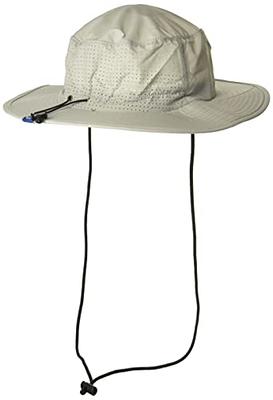 HUK Boonie, Wide Brim Fishing Hat for Men, Solid-Harbor Mist, One