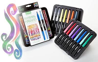 Y YOMA 100 Colors Alcohol Markers Dual Tip Markers Art Markers Set, Unique  Colors (1 Marker Case) Alcohol-based Ink, Fine & Chisel, White Penholder -  Yahoo Shopping