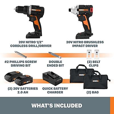 Worx WX500L.9 20V Power Share Cordless Reciprocating Saw (Tool Only) 