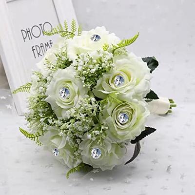 100pcs Corsage Boutonniere Pins 1.5 Inch Bouquet Flower Floral Diamond  Rhinestones Pins Crystal Head Clear Straight Pins for Wedding Bridal Hair