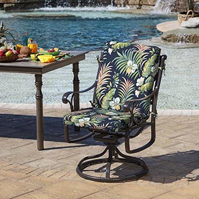 Arden Selections Outdoor Deep Seat Set Black Simone Tropical : Target