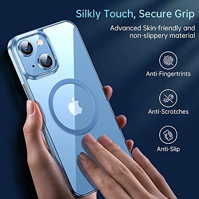 JUESHITUO Magnetic for iPhone 14 ProMax Case 2023 NEW[Not Yellowing][MiL-Grade Protection][No.1 Strong Magnets] Magnetic Slim Clear for