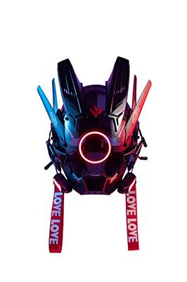 WAVEIST Cyber Punk Mask Cosplay Night City Neon Series SCI-FI Helmet  Mechanical Novelty Special Use Halloween Party Gift LED Light (red) - Yahoo  Shopping