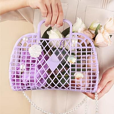 Jelly Bag - Jelly Tote - Retro Jelly Purse - Beach Bag - Jelly Basket