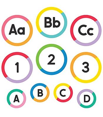 134 Pcs 5 Inch Bulletin Board Letters Colorful Alphabet Letters Numbers and  Punctuation Cutouts Letters for Bulletin Board Wall Set for Display Board