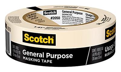 3pk 1/2 in x 60 yd Blue Painters Tape Medium High Tack Sticky Paper  Masking Tape Edging Small Projects Fine Trim Detailing Multi Surface Clean