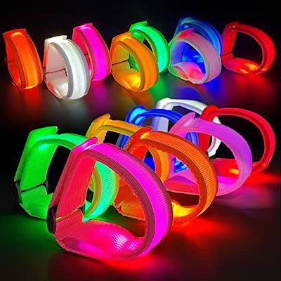 Glow in the Dark Bracelets - Music & Sound Activated Glow Bracelets for  Kids & Adults with Flashing LED Strobe, Perfect Party Favors for Birthdays