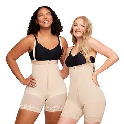 FeelinGirl Shapewear for Women Seamless Firm Triple Control Faja Plus Size  Tummy Control Body Shaper Skin S - Yahoo Shopping