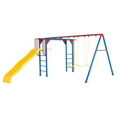 Lifetime Monkey Bar Adventure Swing Set (Earthtone)