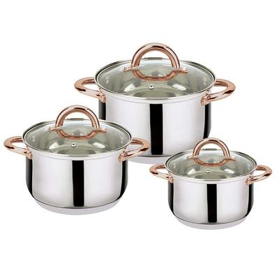 BERGNER 10-Piece Nonstick Stainless Steel Cookware Set with Lids  BGUS10116STS - The Home Depot