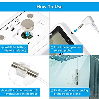 Repti Zoo 3-Channels Wireless Reptile Thermometer and Humidity Gauge Large Screen Display