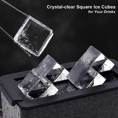 2 inch 4 Cavity Square Ice Cube Silicone Mold