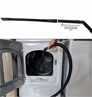 GOODVAC Universal 25 Long Flexible Crevice Tool with Detachable Brush for  Dryer Lint, Under Furniture