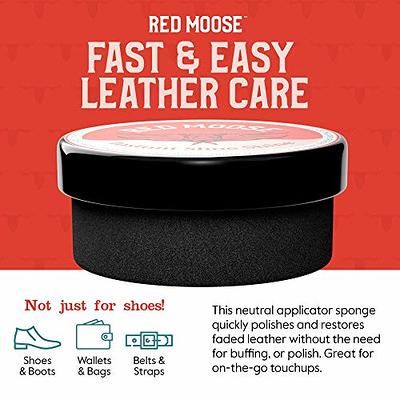 Instant Shoe Shine Sponge - 3pk Shoe Shine Sponges for Leather Shoes and  Boots – Red Moose - Yahoo Shopping