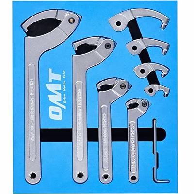 Abn Adjustable Hook Pin Wrench Spanner Tool Kit 8pc Set A Bicycle