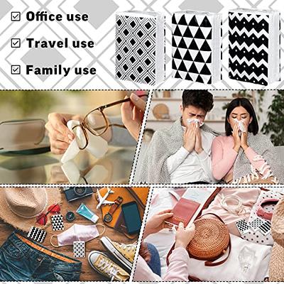 Thenshop 12 Pcs Car Tissue Holder with Facial Tissue Bulk